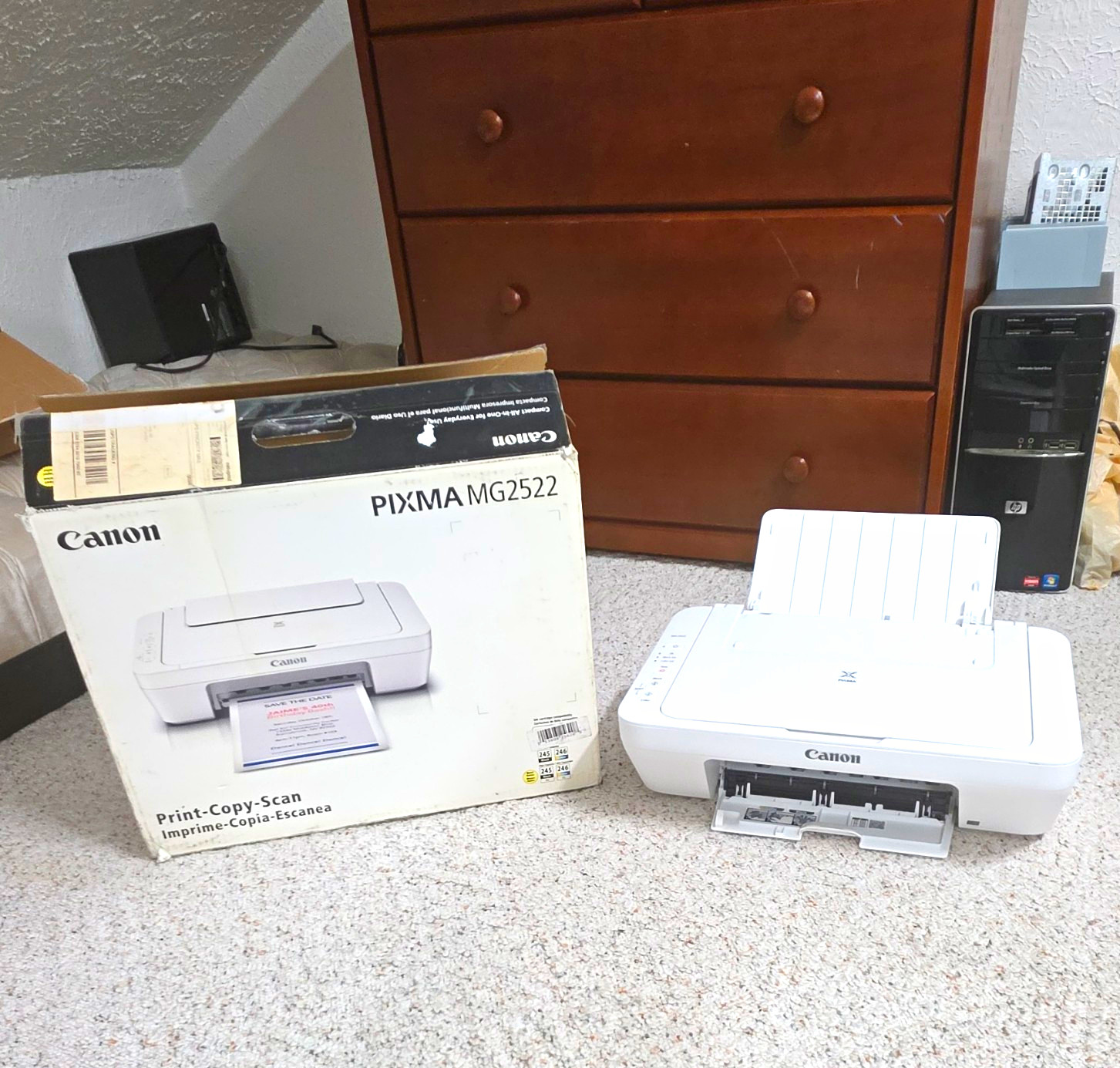 Canon PIXMA MG2522 Color All-in-One Inkjet Printer Scanner Copier USB