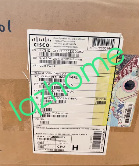1PCS C9300-24UX-A Ethernet Switch new via FedEx or DHL