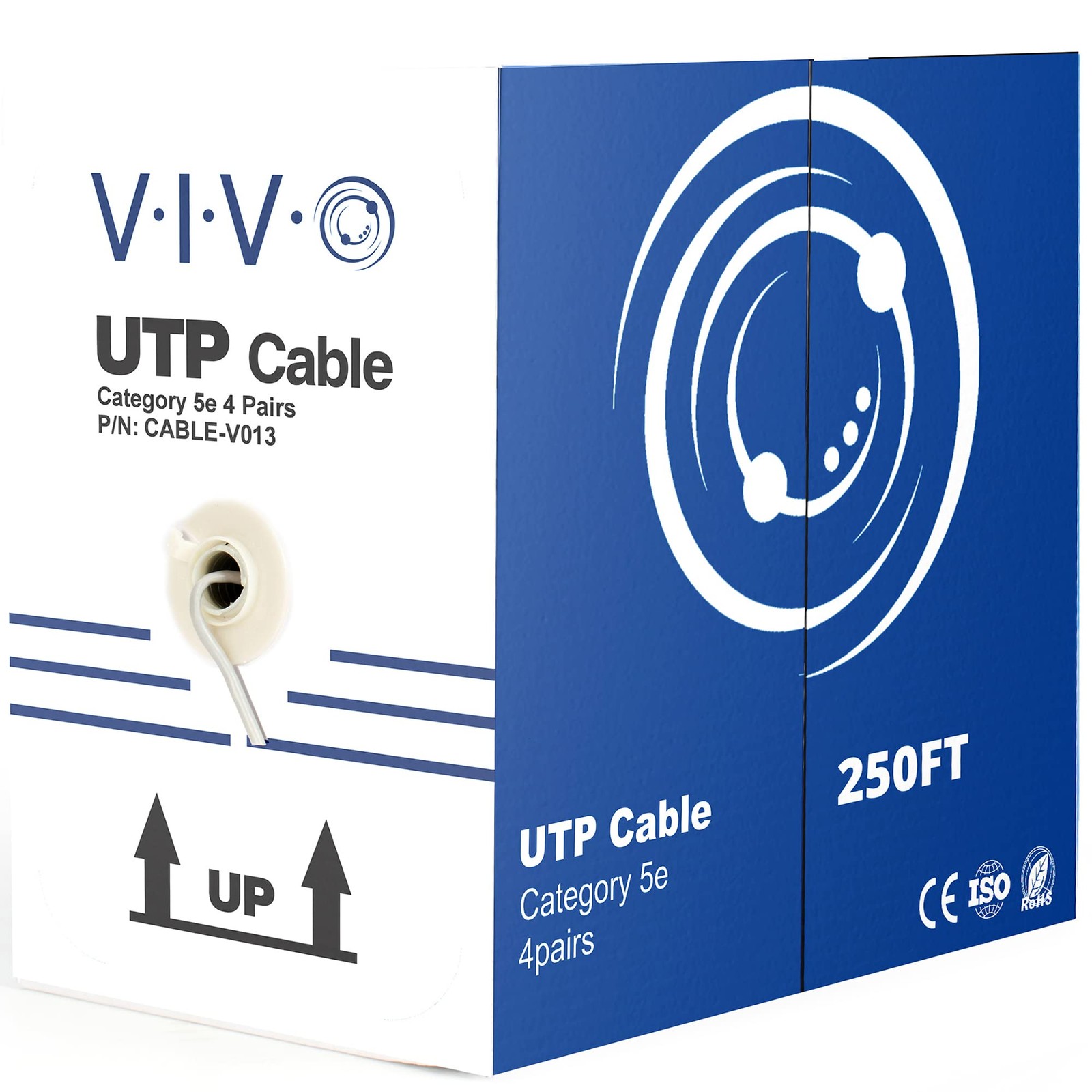 Gray 250ft Bulk Cat5e Wire, CABLE-V013