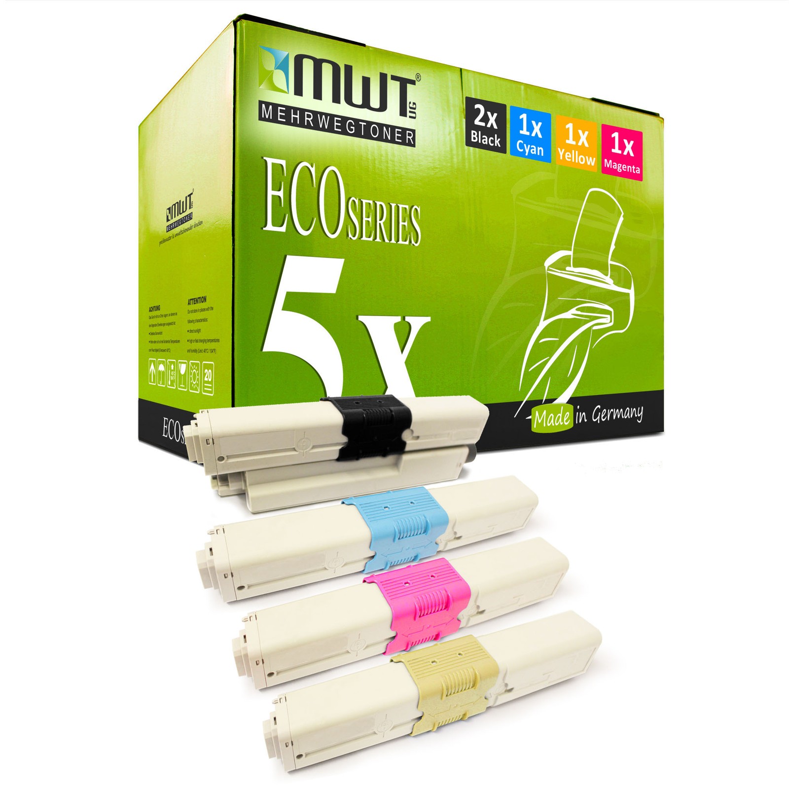 5X ECO Cartridge For Toshiba E-Studio 263-CS