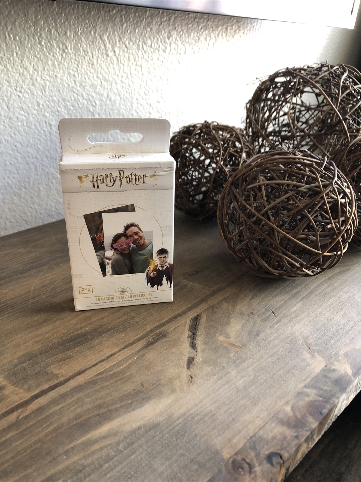 New Harry Potter Magic Photo and Video Printer Sticky Backed Film  40 Pack
