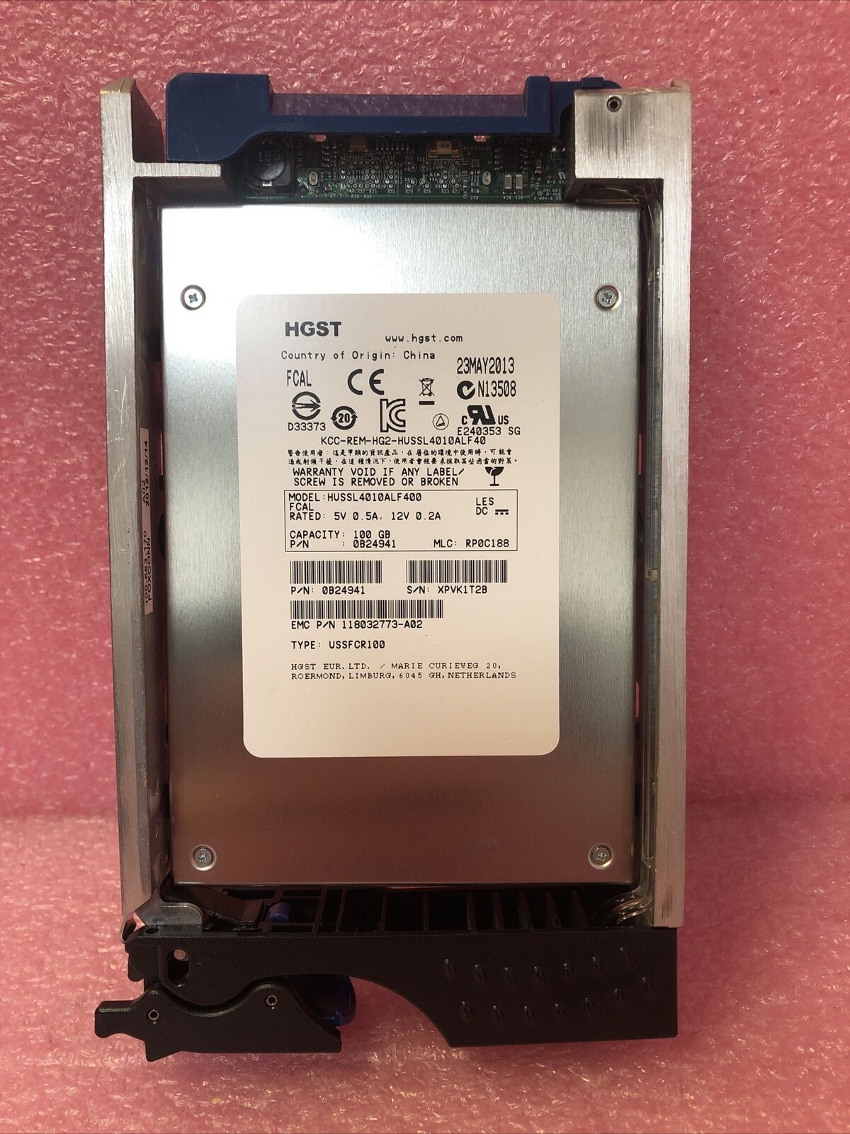 005049562 EMC 100GB SSD DISK FC-4GB 3.5IN (VMAX)
