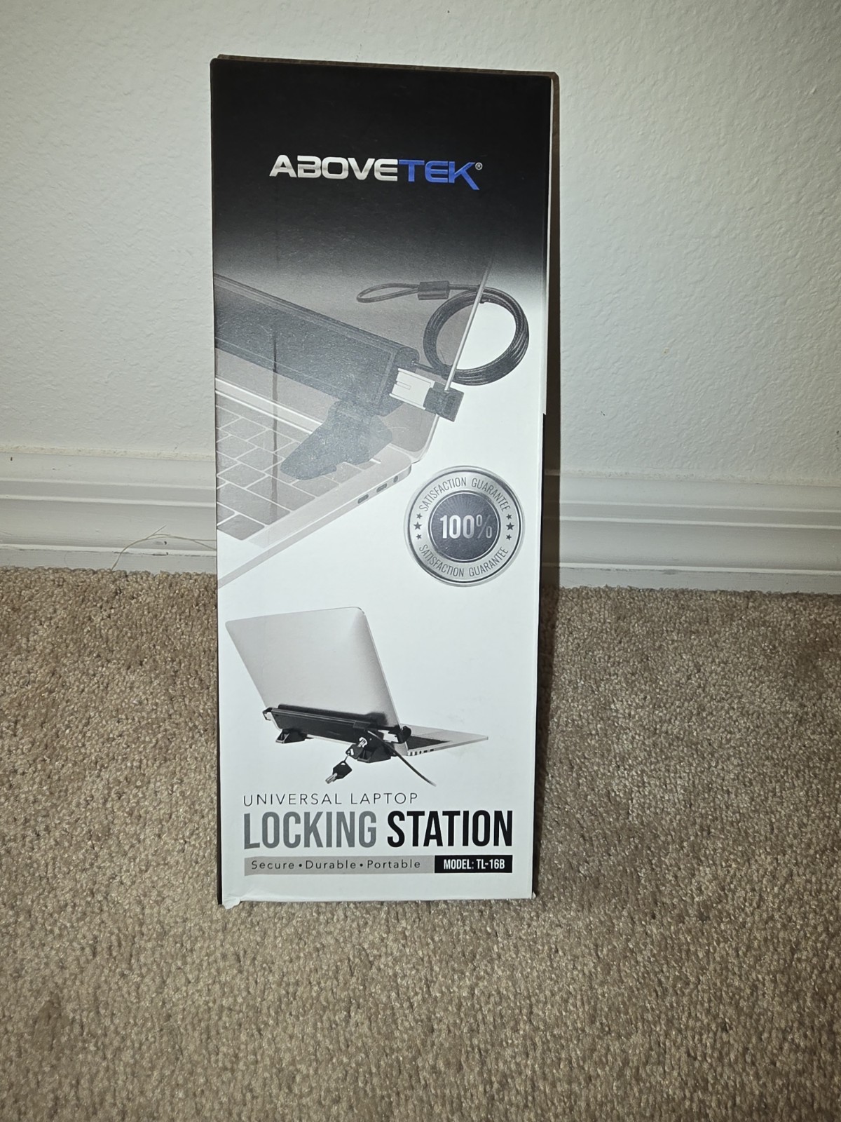ABOVE TEK Universal Laptop Locking Station, Model: TL-16B