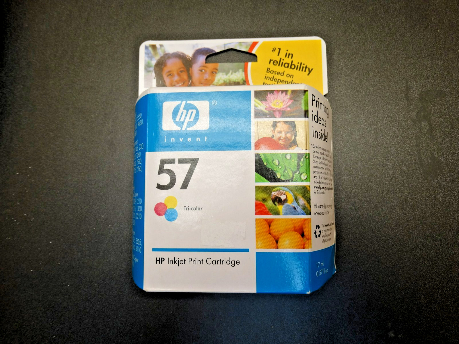Genuine HP 57 Tri-Color Inkjet Print Cartridge ~Ships Same Business Day