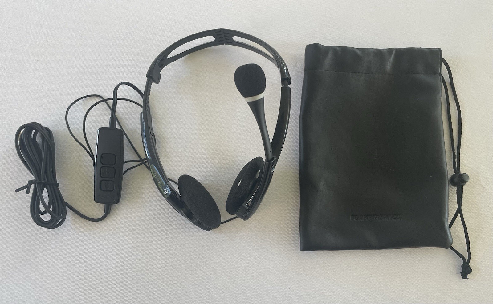 Plantronics Audio DSP-400 Foldable USB Stero Headset With Case