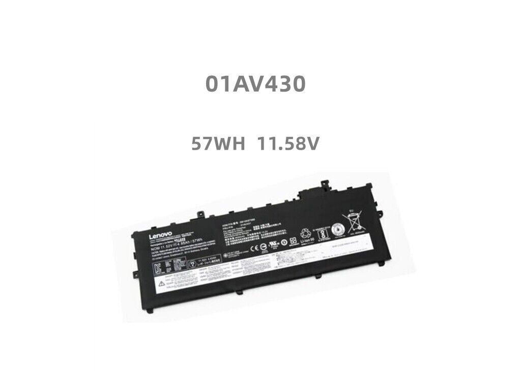 NEW OEM 57Wh 01AV430 Battery For Lenovo Thinkpad X1 Carbon 5th 2017 6th Gen 2018