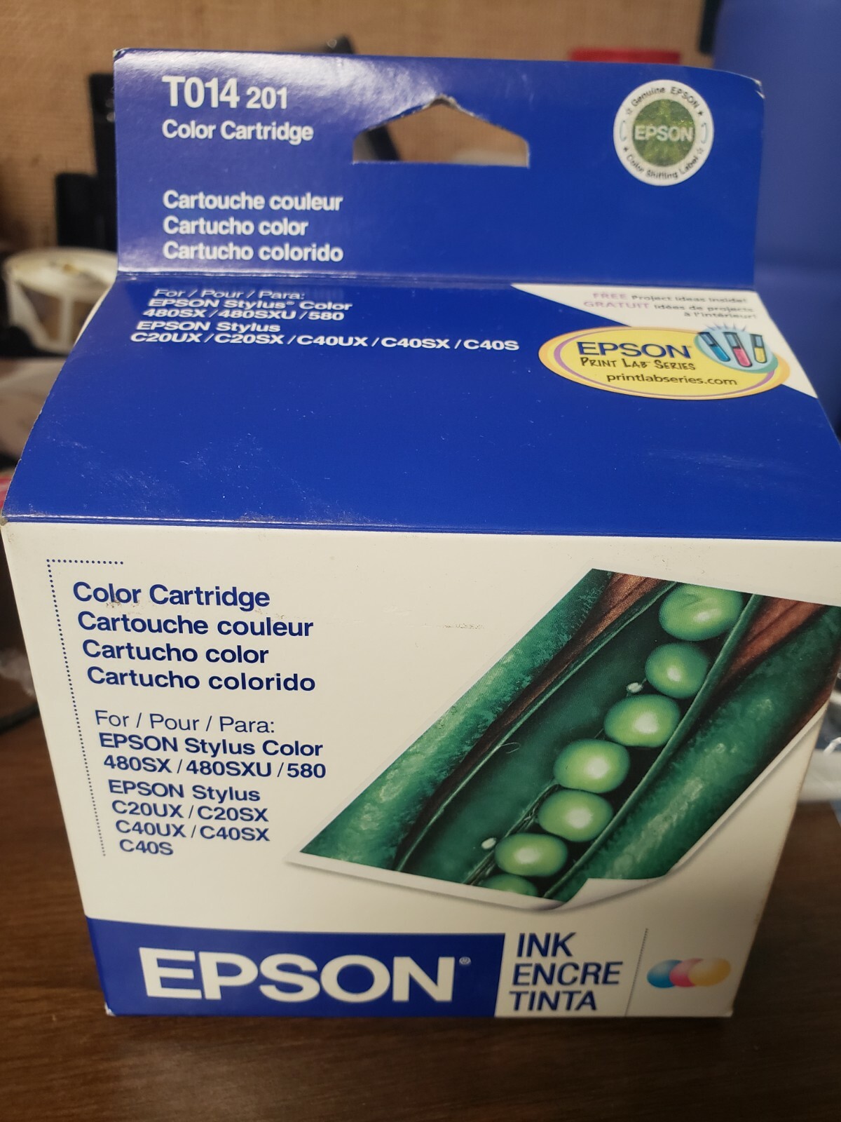 Epson T013 T014 Black & Tri-Color Ink Cartridges Combo Genuine New