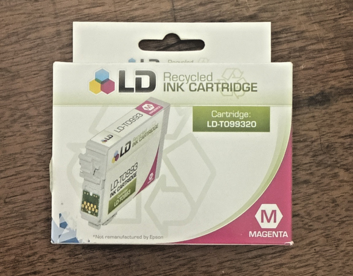 LD Replacement T099320 for Epson T099 99 Magenta Ink Artisan 700 800 710 835