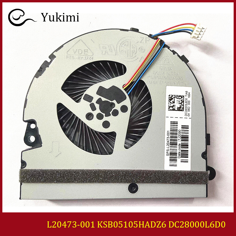 L20473-001 DC28000L6D0 FOR HP Pavilion 15-DA 15-DA002 15-DA001 CPU Cooling Fan
