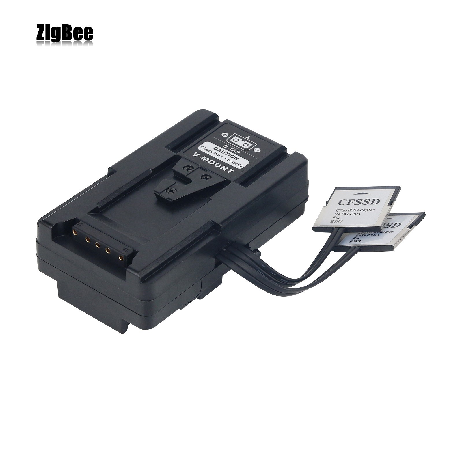 V-Shaped Back Mounted CFast to SSD Adapter for ESXS CFast2.0 to SSD M.2 SATA Bus