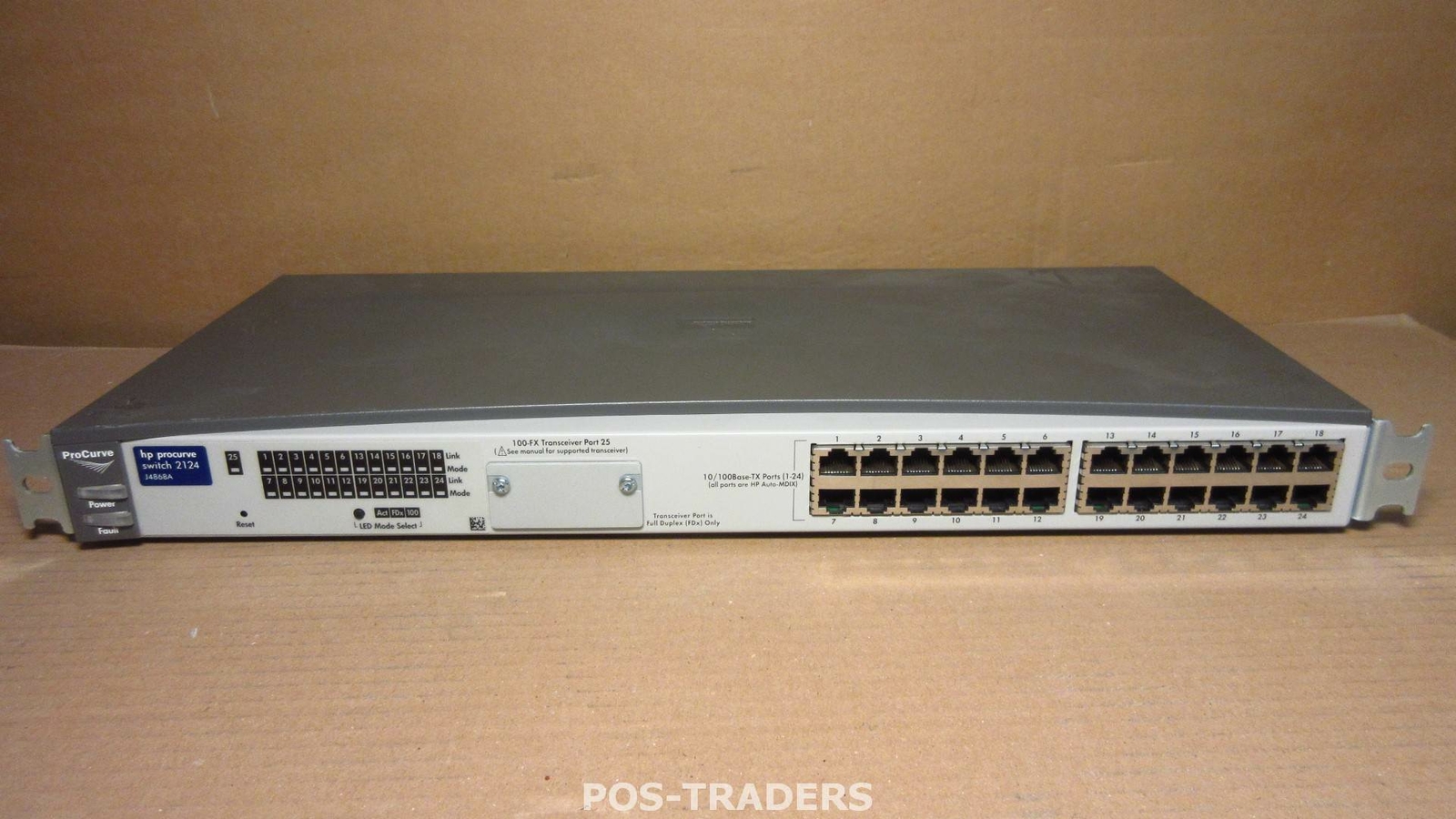 HP Procurve 2124 24-Port 10/100Base-TX Network Switch Unmanaged Network J4868A 