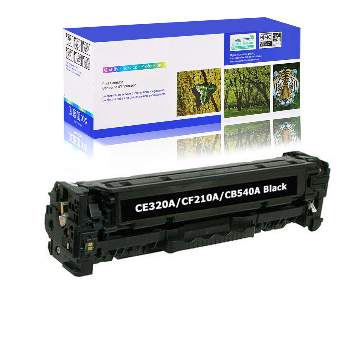CB540A BK/C/M/Y Color Toner for HP 125A Color LaserJet CP1210 CP1215 CM1300