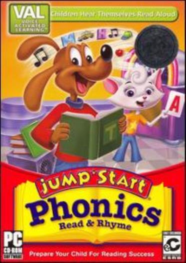 JumpStart Phonics: Read & Rhyme PC CD kids practice reading skills words game