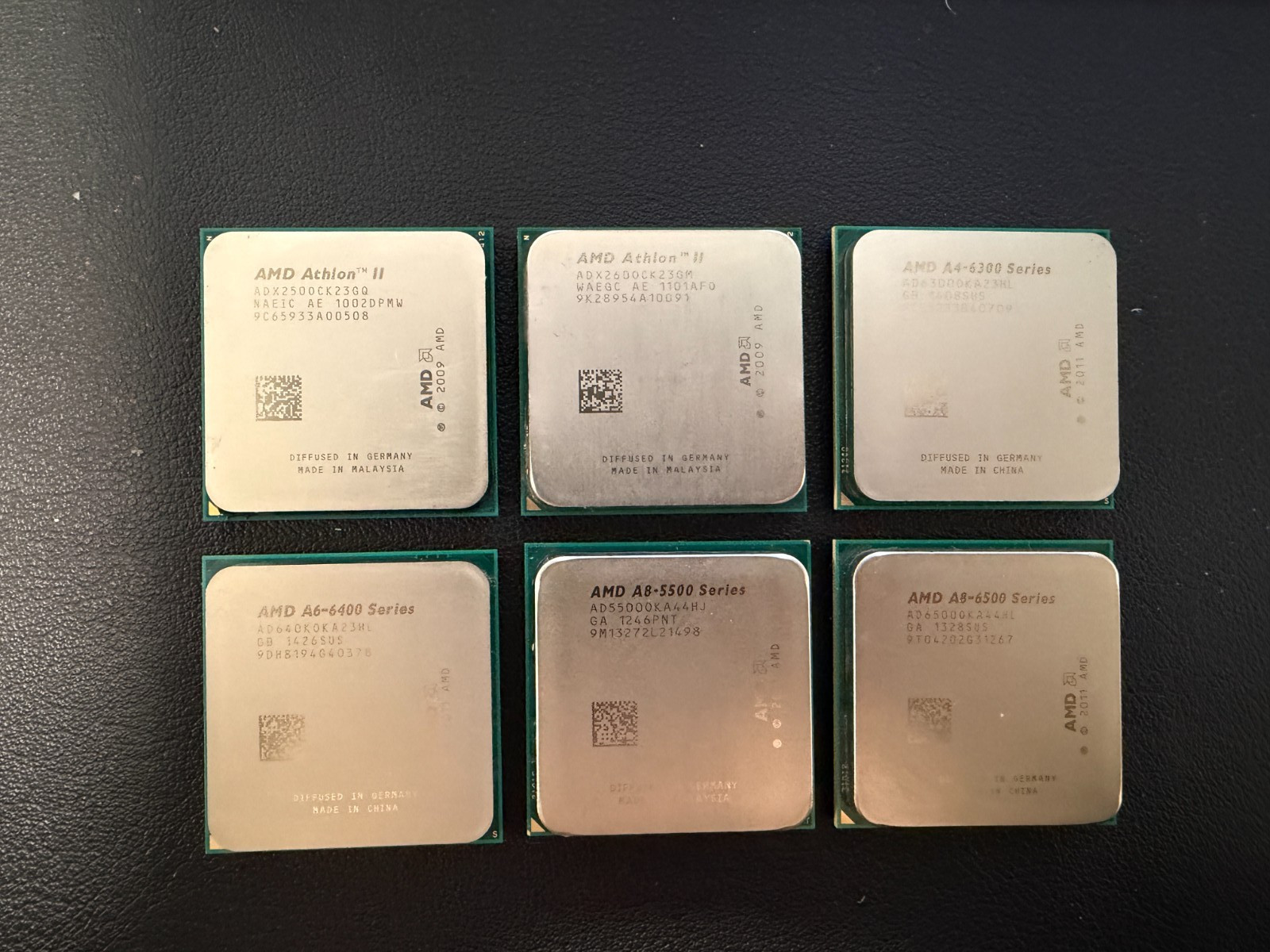 LOT OF 6 AMD CPU CORE PROCESSORS -- See description for info