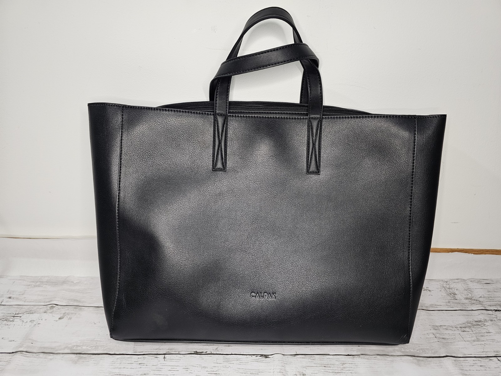 New CALPAK Laptop Tote Bag in Black