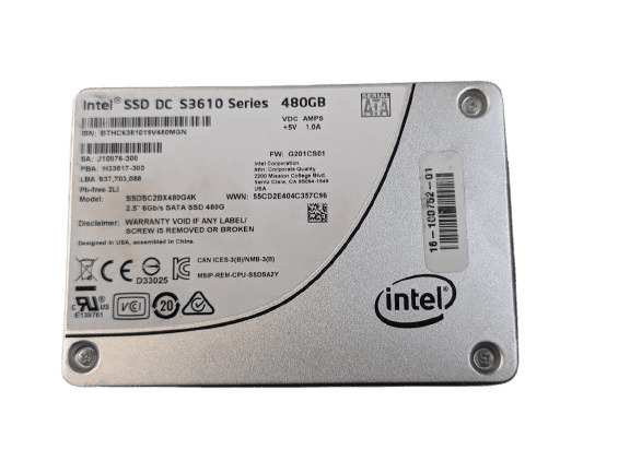 Intel 480GB SSD DC S3610 Series 2.5\