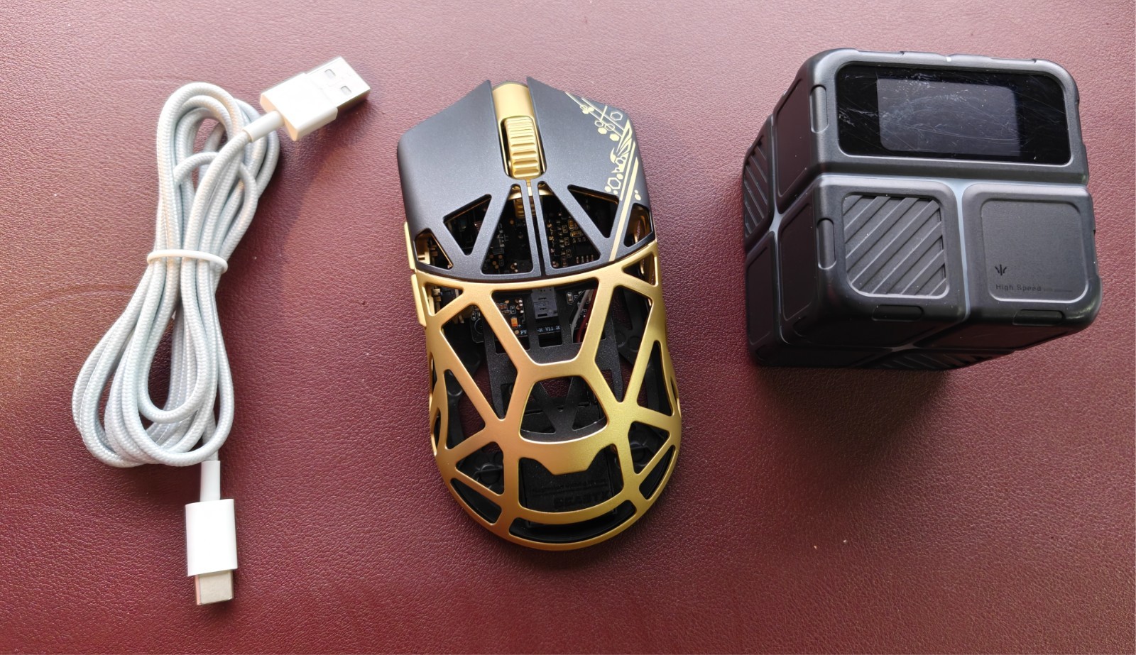 WLmouse Beast Black And Gold Wireless Gaming Mouse WL Mouse