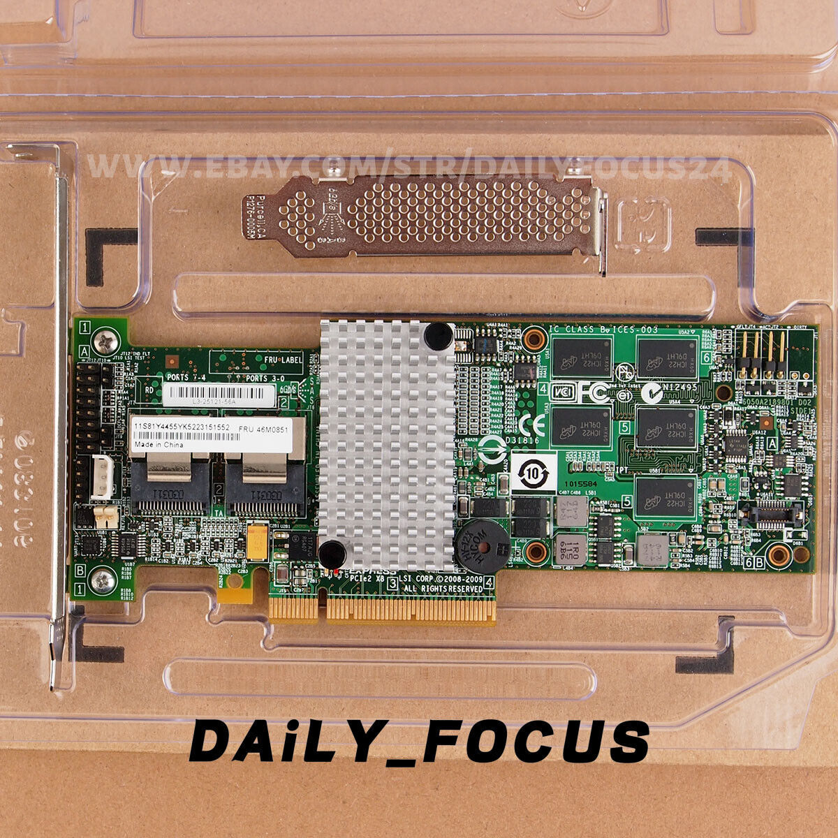 IBM M5015 / LSI 9260-8i SATA/SAS Controller RAID PCIe x8 + BAT1S1P battery