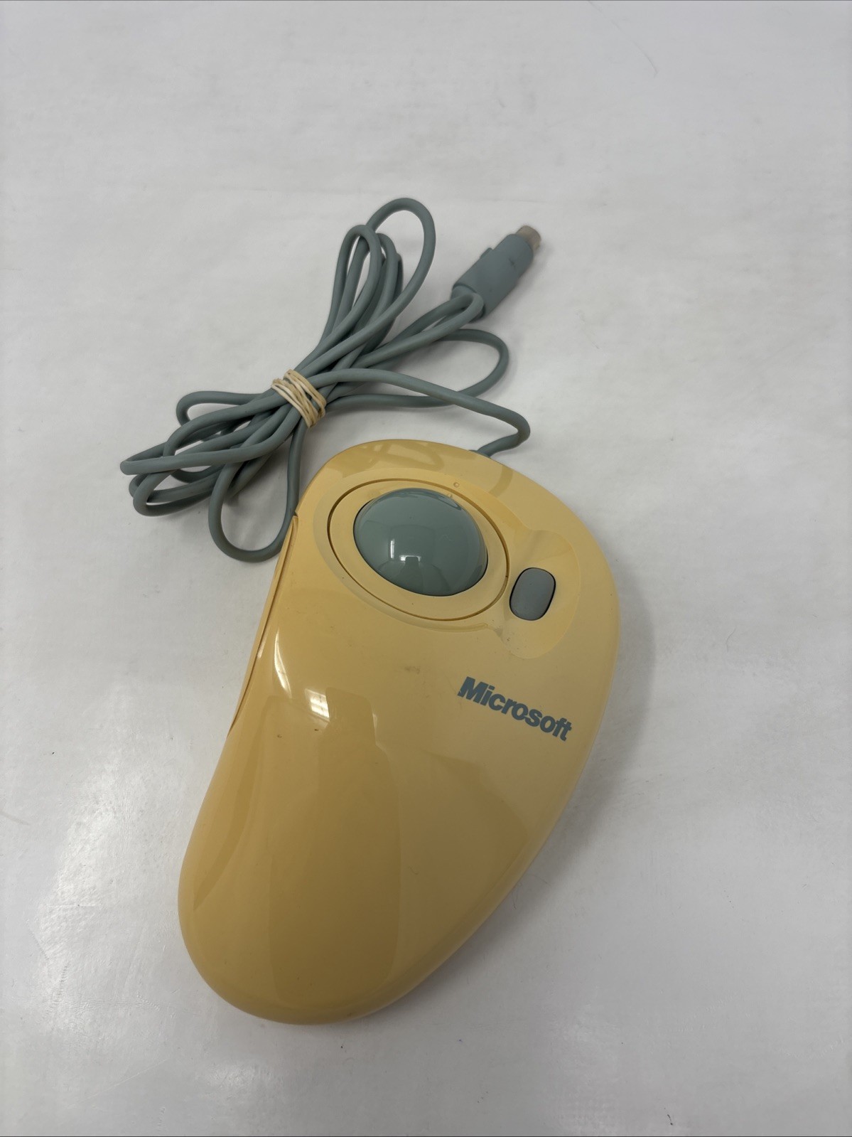 Microsoft Intellimouse Trackball X03-09209 Mouse Serial PS/2 Compatible Vintage