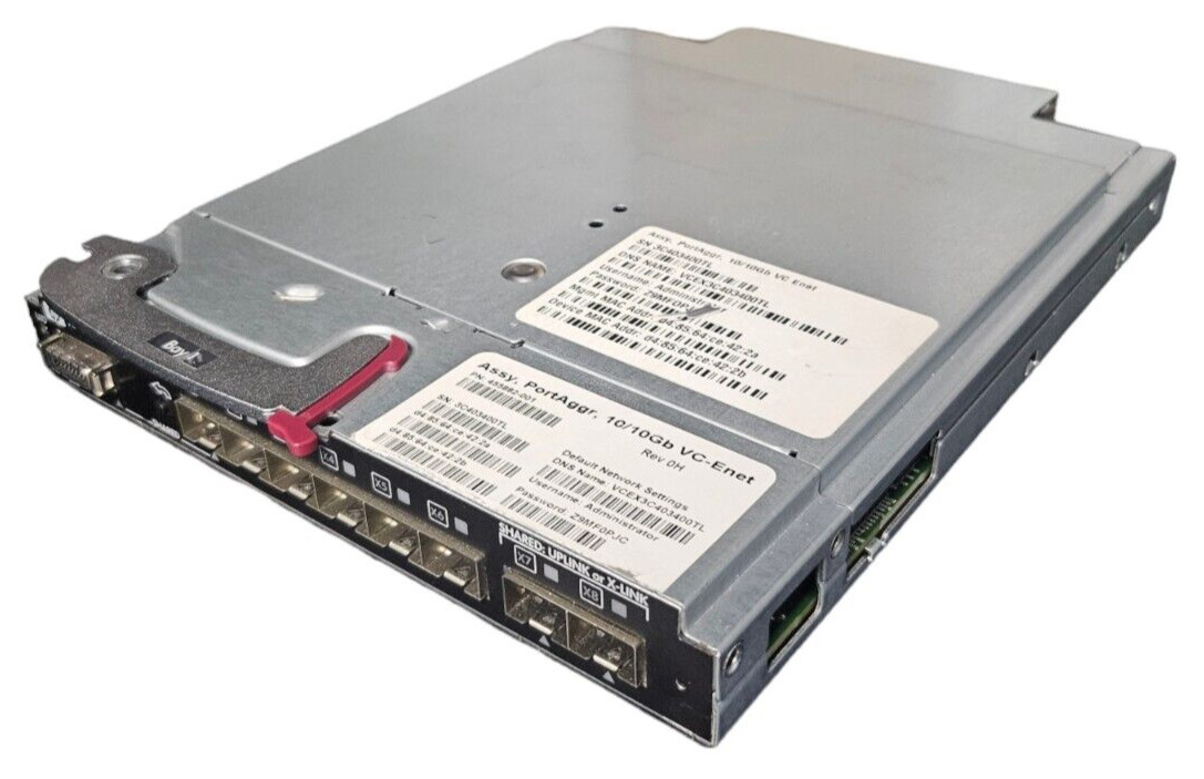 HP 455882-001 BLC VC Flex-10 10/10GB VC-Enet Module HSTNS-BC18-N 