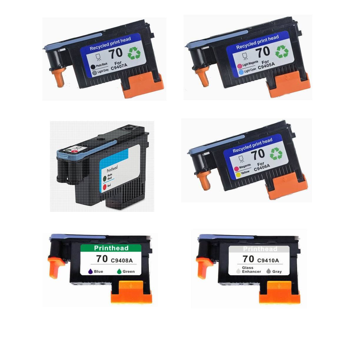 6 Reman printhead for hp 70 Designjet Z3200 Z3100 Print head