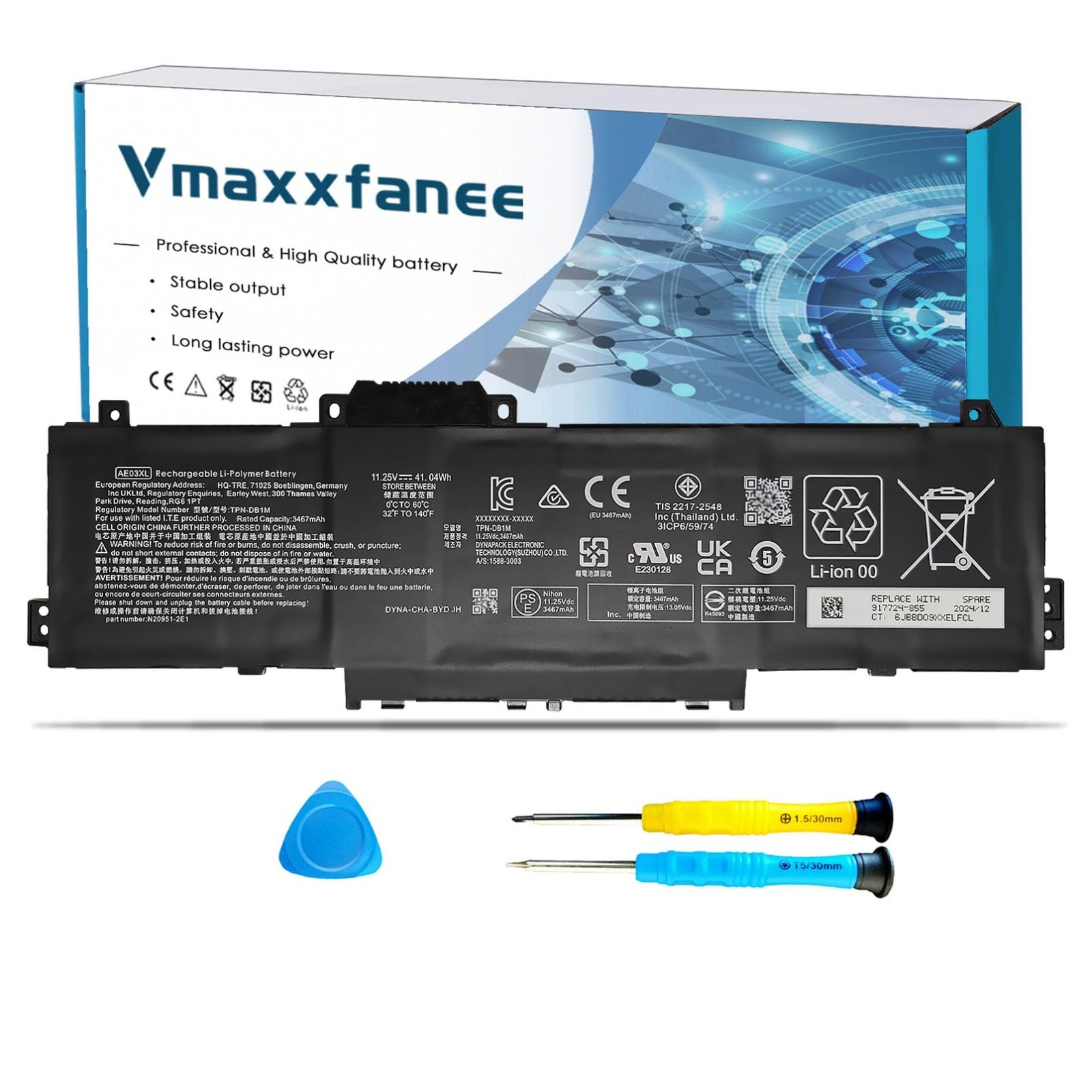 High-Capacity Laptop Battery Replacement for HP 245 240 246 250 255 G10 Series
