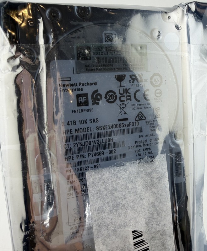 HPE HARD DRIVE 2.4TB MISSION CRITICAL 10K SAS SFF SSKE2400S5XEF010