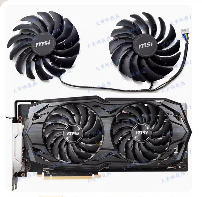 For MSI RX 5600XT GAMING MX/M Graphics Card Cooling Fan PLD10010S12HH