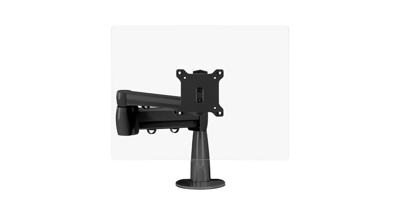 NEW UPLIFT Desk Range Single Monitor Arm MON020-BLK Black gas spring tilt rotate
