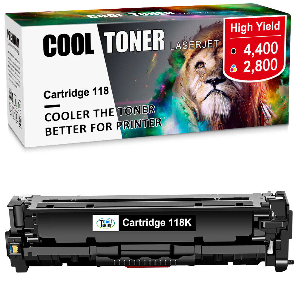 Canon 118 Toner Cartridge for Color ImageCLASS MF8580CDW MF8380CDW MF726CDW LOT