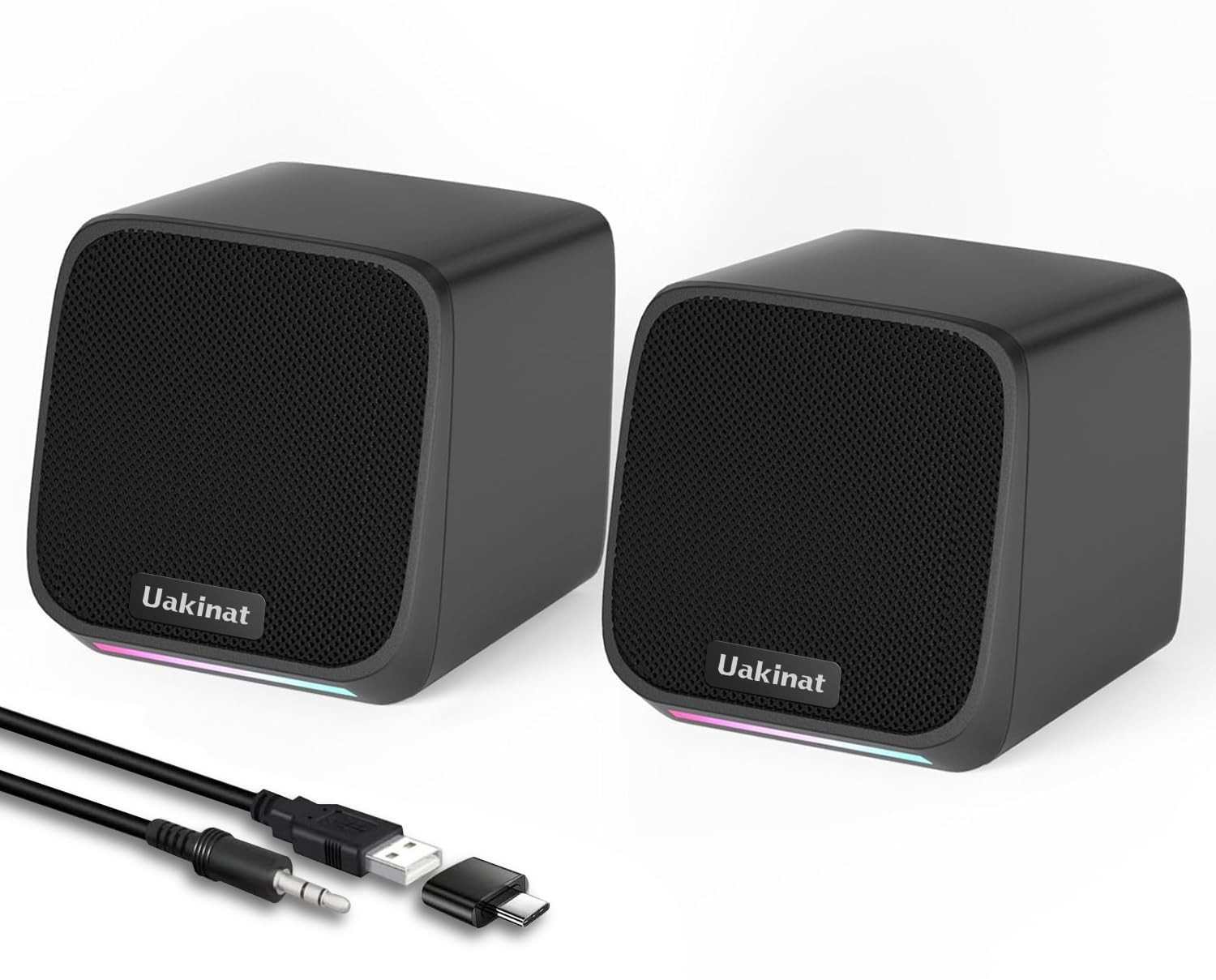 Computer Speakers for Desktop PC,Desktop Speakers,Small Computer Speakers USB Po
