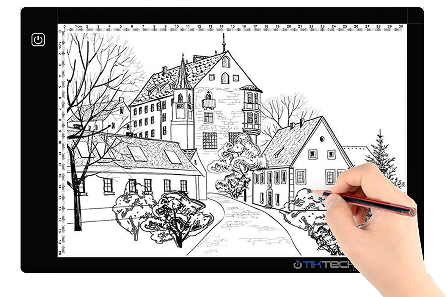 A4 UltraThin Portable LED tracing Light Box Dimmable Brightness LED Art Traci...