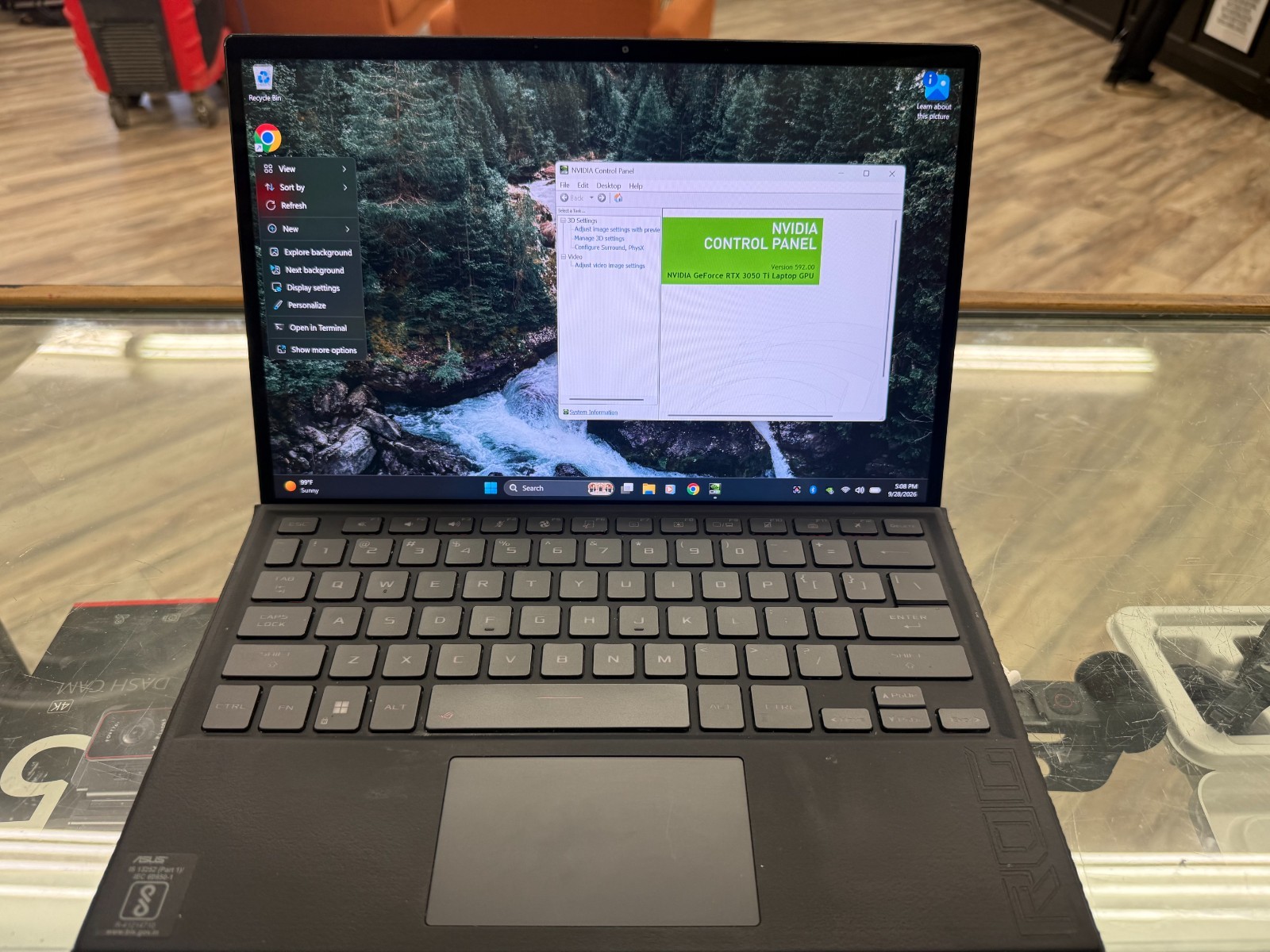 ASUS ROG Flow Z13 GZ301 13.4" Touch Intel i9-12900H 16GB 1TB SSD RTX 3050Ti W11H