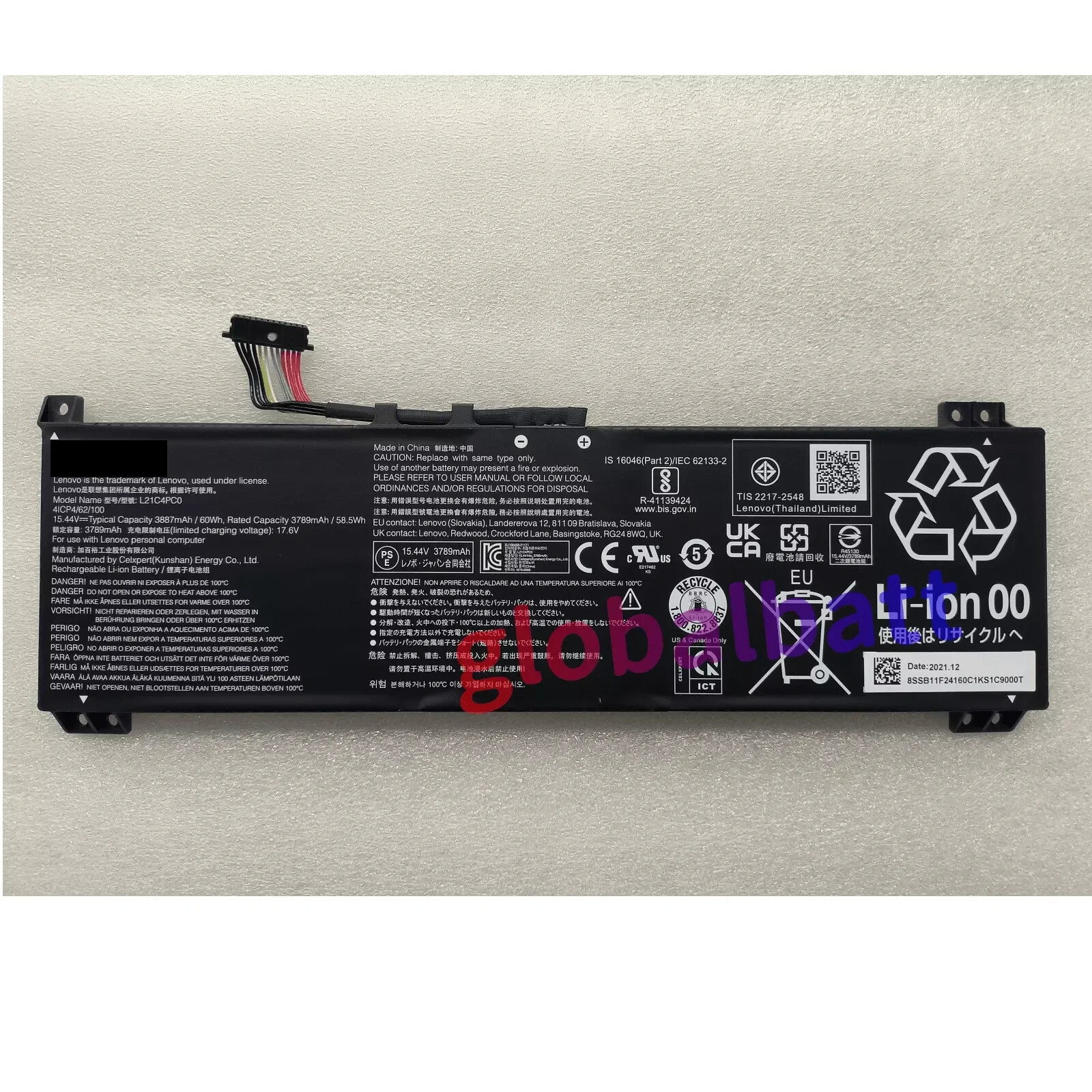 NEW Genuin L21C4PC0 L21M3PC0 L21L4PC0 Battery for Lenovo IdeaPad Gaming 3-15IAH7