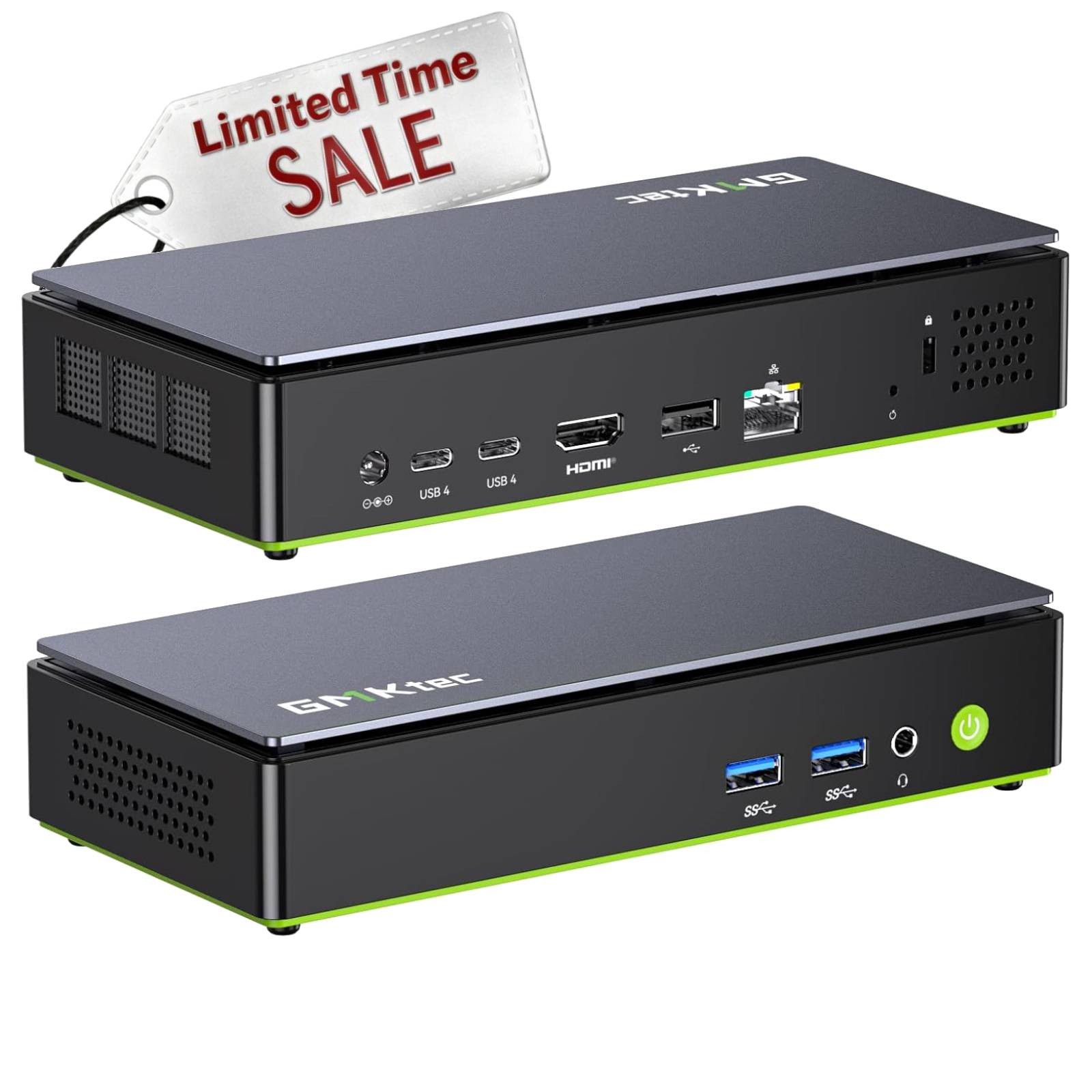 GMKtec K13 AI Mini PC Gaming Intel Ultra 7 256V Up to 4.8GHz 16GB RAM 1TB SSD