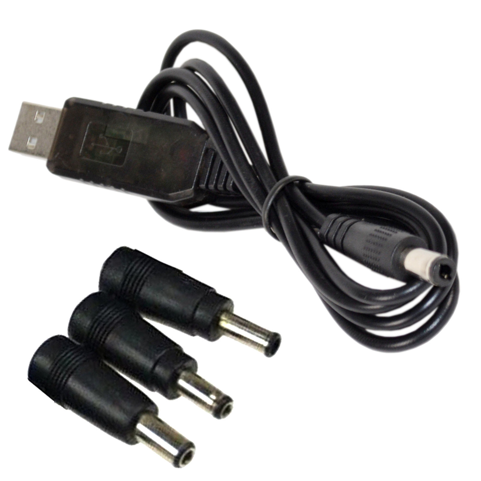 HQRP USB to DC 12V Step-Up Cable for Seagate Series External HDD Cord Lead Wire