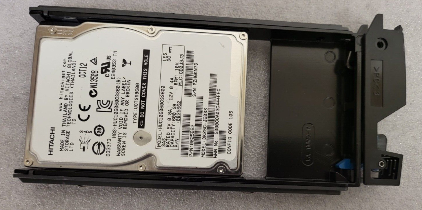 Hitachi 3282389-A  0B25662  AMF600 600GB 10K RPM 2.5in 6G SAS Drive  US SELLER