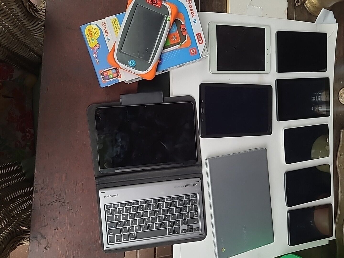 Lot Of Tablets/laptops 9tablets, 1 Chrome Book And 1 Nabi Jr SOME Work 