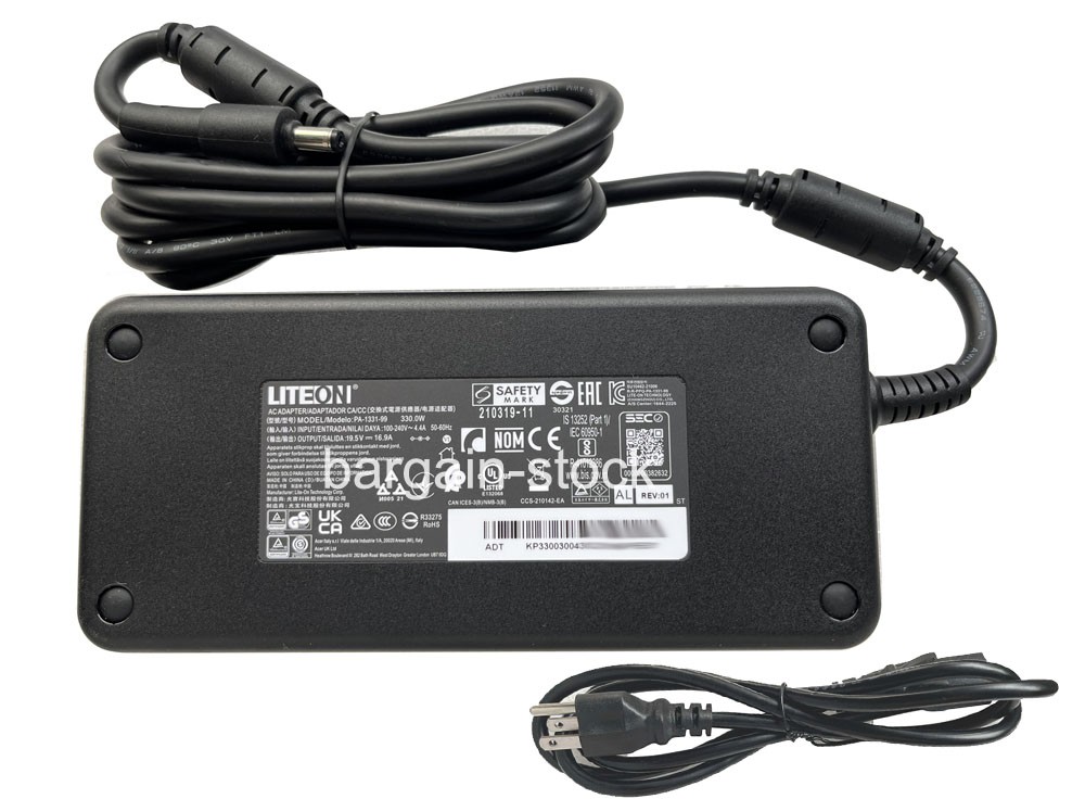 Genuine LITEON 330W AC Adapter Charger For Acer Predator Helios 500 PH517-52-78A