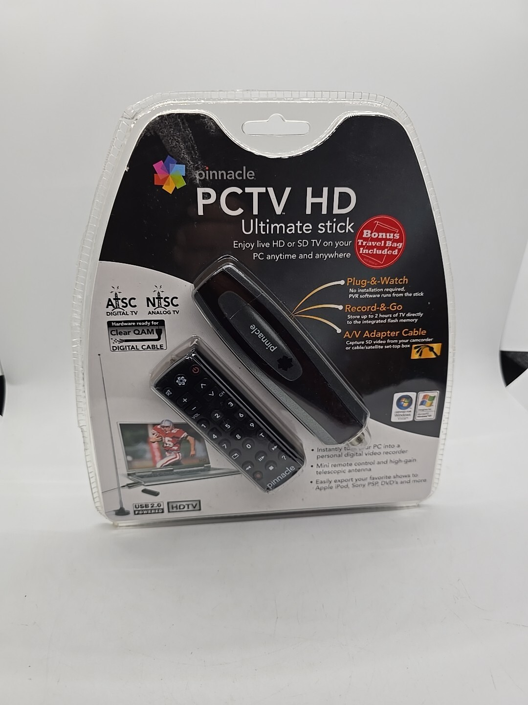 NEW Pinnacle PCTV HD Ultimate Stick - Watch HD TV On Your PC For Windows 