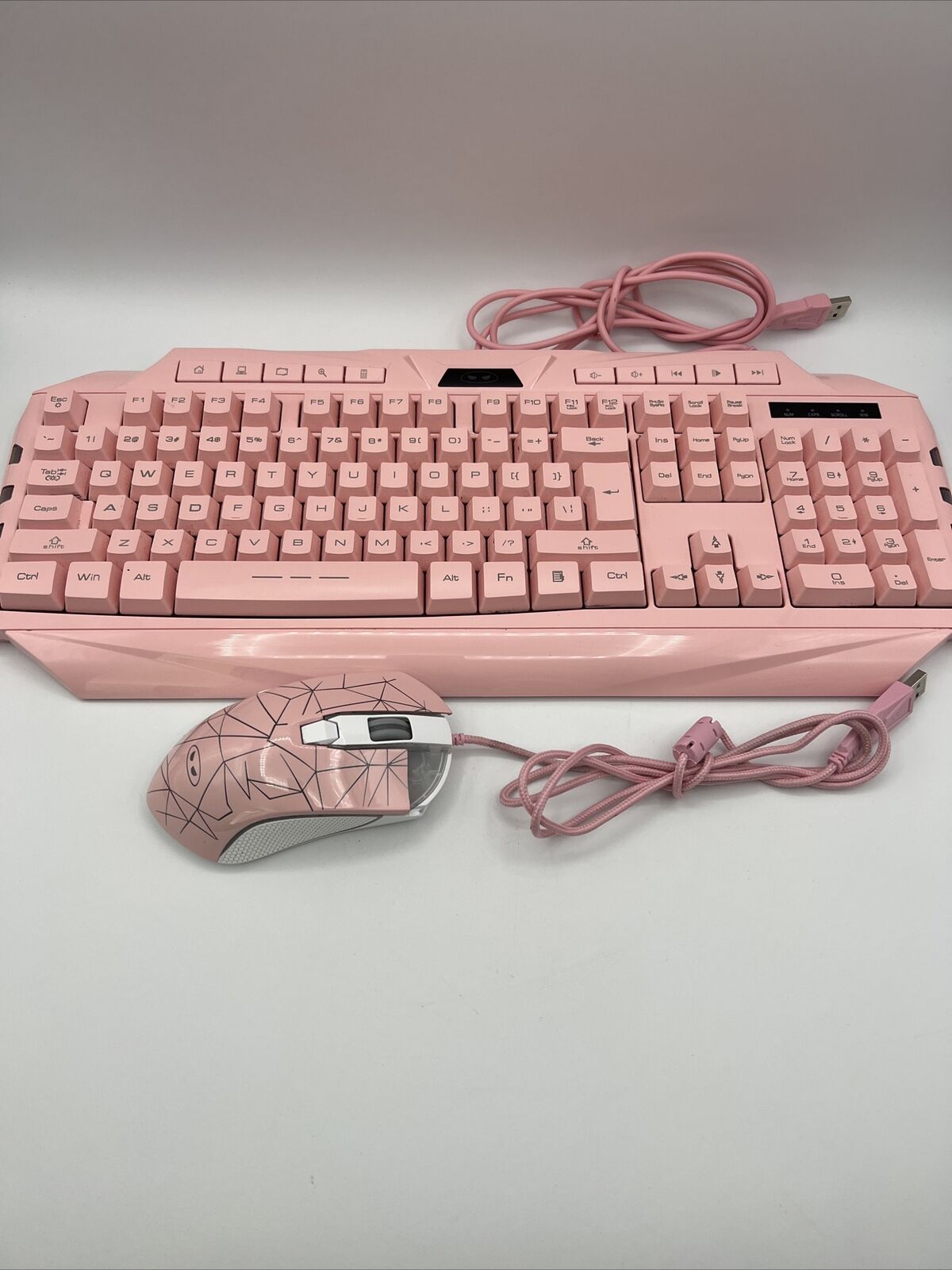 MAGEGEE GK710 RGB Backlight Pink Keyboard & Mouse