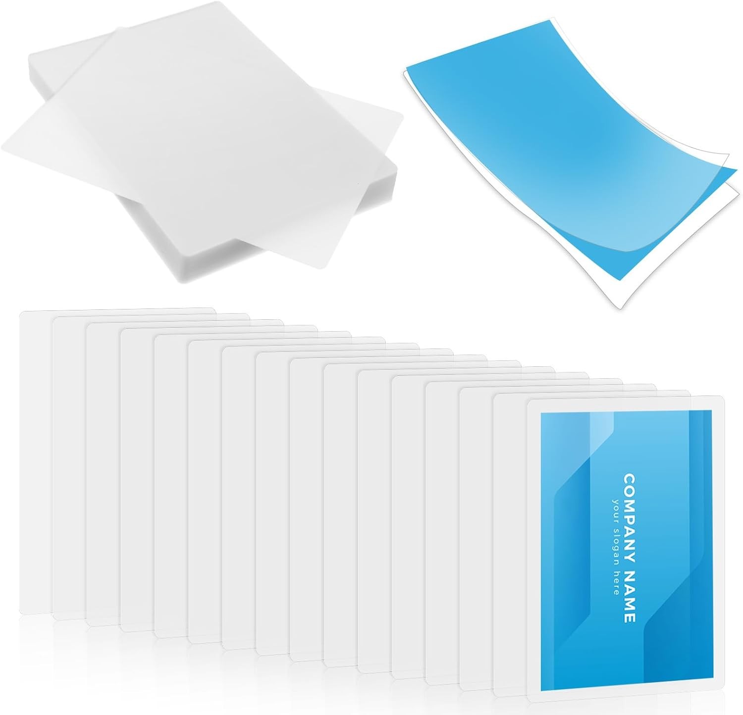 100 Packs Laminating Pouches 6" x 9" Clear Thermal Laminating Plastic Paper