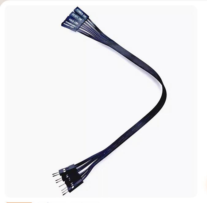 20/30/50CM Motherboard Switch Hard Disk Cable LED/PLED/Reset SW/Power SW Line