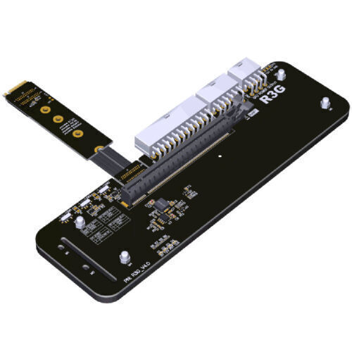 PCIe 4.0x4 R3G Graphics Card External Transfer m.2 Nvme Extender Dock Riser Card