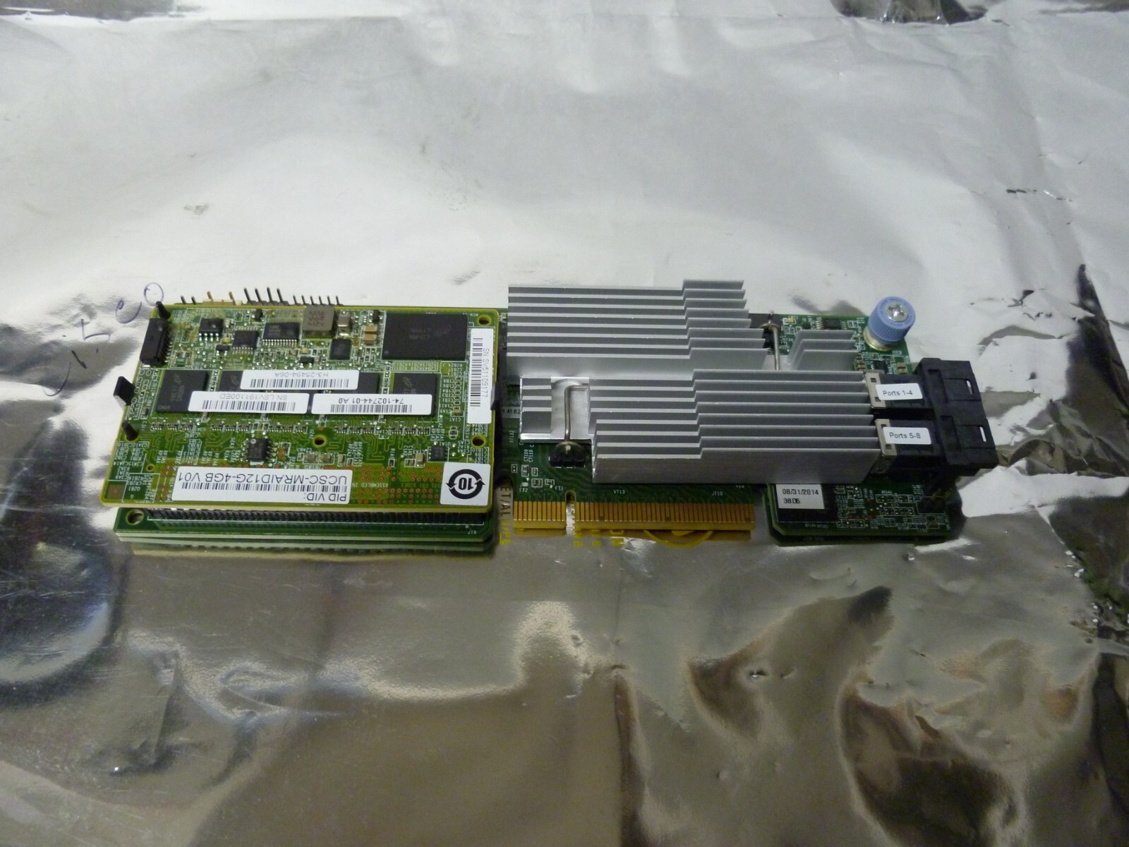 Cisco USCS-MRAID12G SAS PCIe RAID Card w/ 4GB Cache 74-12862-01 74-102744-01
