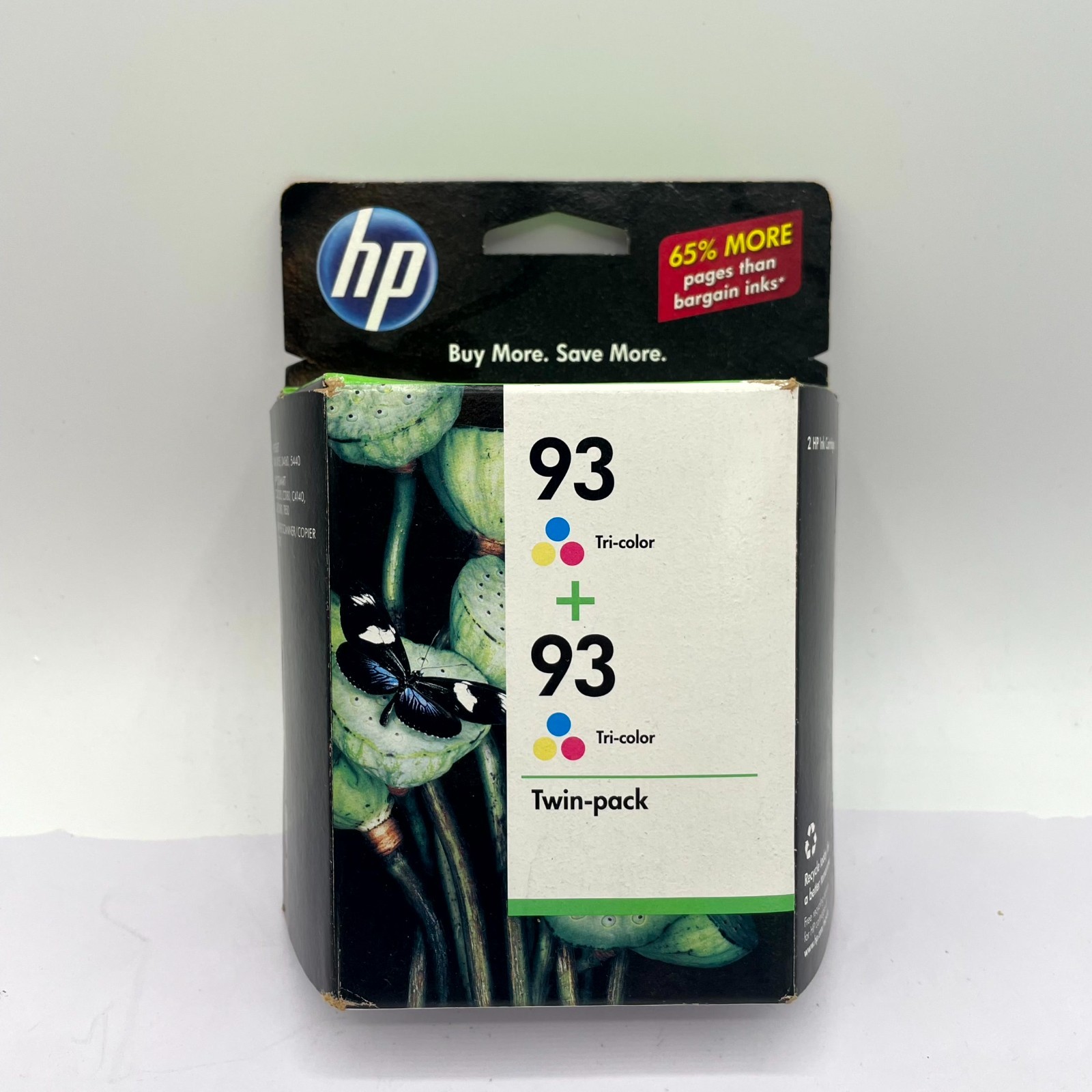 HP 93 Tri-Color CMY Ink Cartridges Twin Pack for Deskjet D4145, D4155 & D4160