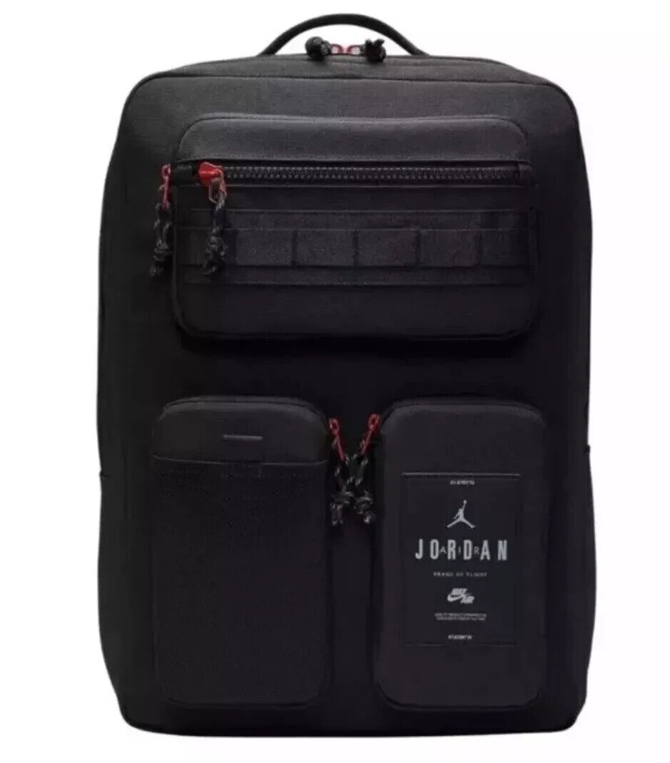 Nike Jordan Air Hesi Backpack Nike App Limited Release Black MA0838 023 NWT 22L