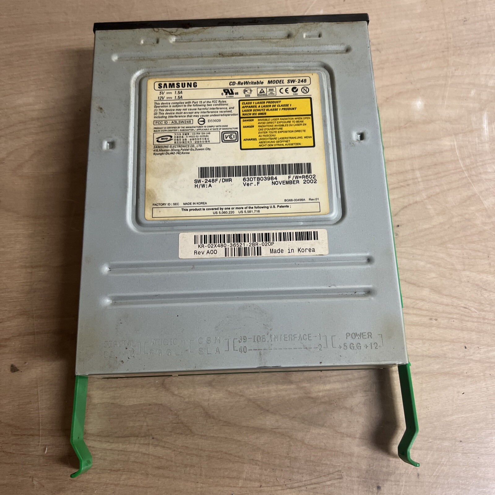 Samsung CD ReWritable Model SW-248