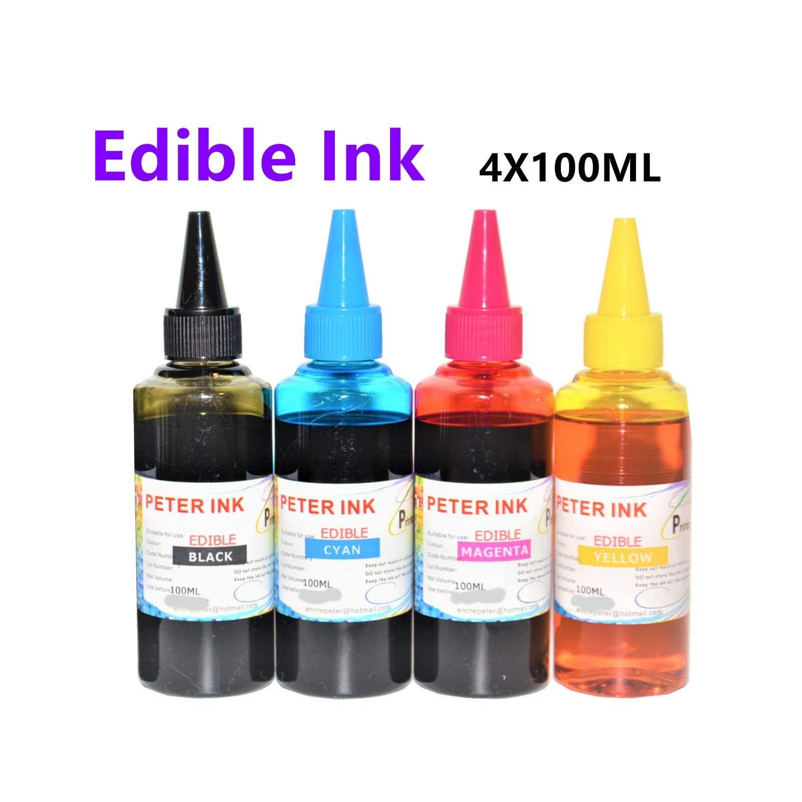 Edible Ink bottles for WF2830 WF2850 XP4100 XP4105 T212 212 cartridge