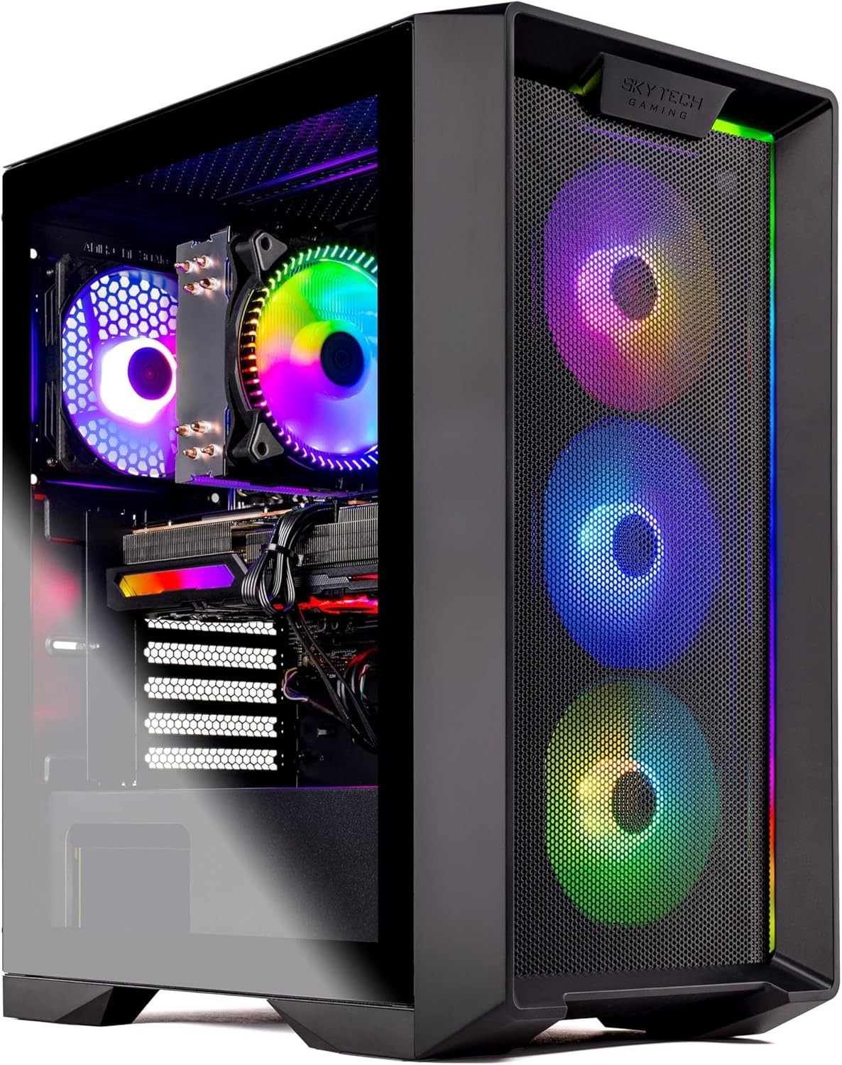 Build ARGB Desktop AMD Ryzen 5 GAMING PC 16GB RAM 512GB SSD AMD/NVIDIA 4GB Win11